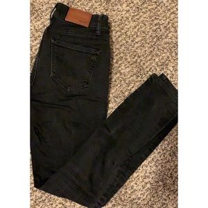 Madewell Skinny Skinny Black jeans